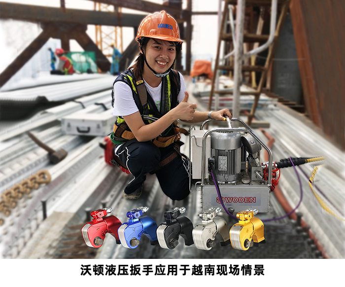 沃頓液壓扳手泵應用于國外用戶